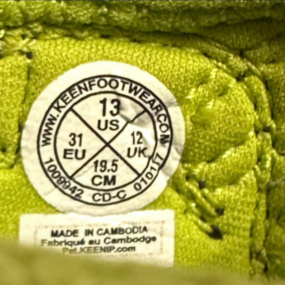 Keen Newport H2 Kid’s Outdoor Sandals In Green/Black Sz.13 Gorpcore Hiking - Picture 8 of 8
